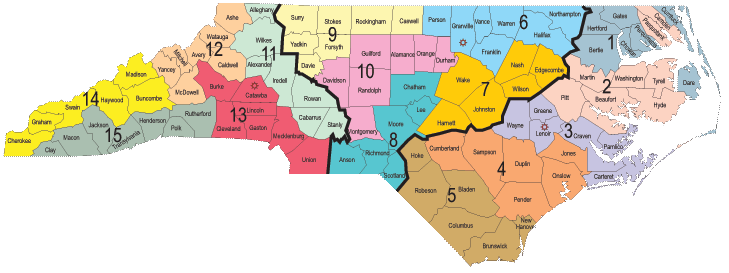 NC Emergency Management Map